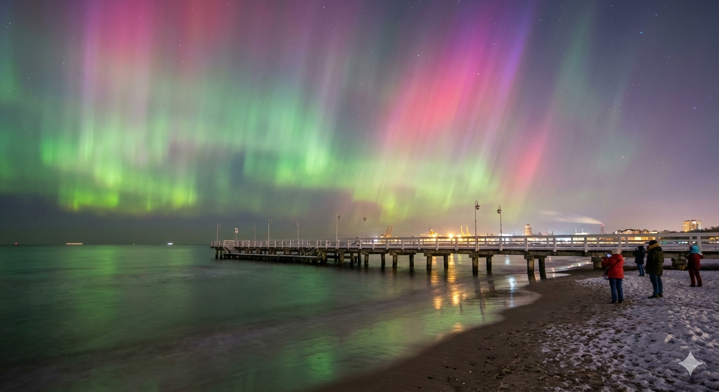 Вы проспали историю? Невероятное северное сияние над Польшей 20 января — полный гайд для тех, кто хочет увидеть это снова